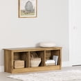 thumbnail image 1 of South Shore Fernley Bench with storage, in Nordik Oak, 1 of 12