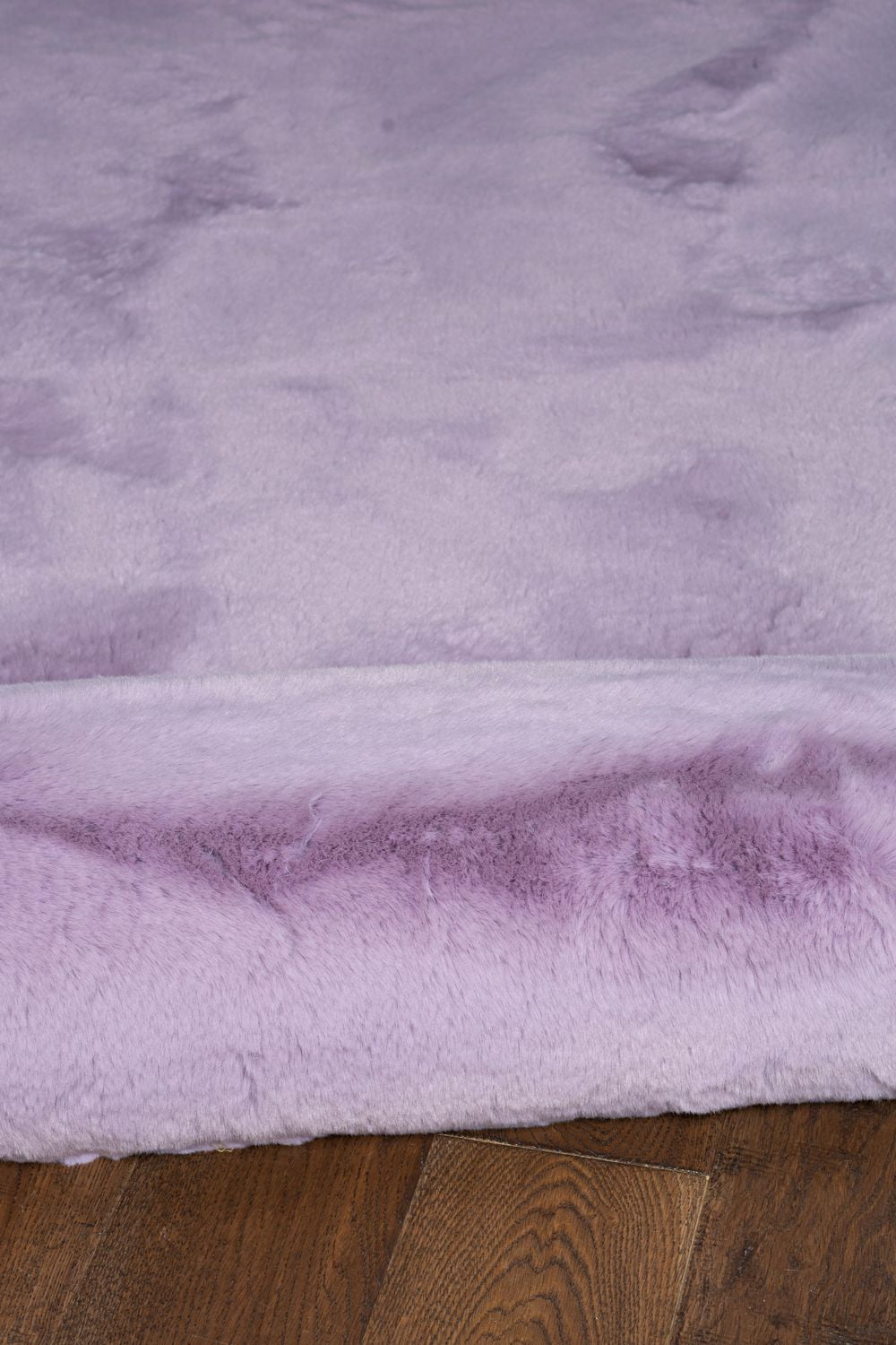 Maven Faux Rabbit Lavender 3 ft. x 5 ft. Accent Rug