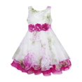 thumbnail image 1 of Girls Dress Tulle Bridal Lace With Flower Detailing Wedding 8 Years, 1 of 5
