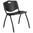 thumbnail image 1 of HERCULES Series 880 lb. Capacity Black Plastic Stack Chair, 1 of 9