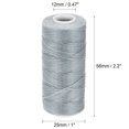 thumbnail image 3 of Unique Bargains Silver Tone Polyester Waxed Leather Sewing Thread, 55 Yards, 3 of 6