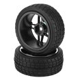 thumbnail image 3 of High Grip RC Car Wheel Tire, RC Car Tire, High Resilience For 1/10 RC Car RC On-road Car RC Model Car RC Racing Car, 3 of 8