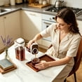 thumbnail image 4 of Outdor Cold Coffee Maker With Handle Wide Mouth 10ml Leakproof Dispenser | Coffee Pitcher Infuser Bottle For Lemonade Fruit Drinks Even Saturation Extraction Kitchen Dining Room, 4 of 5