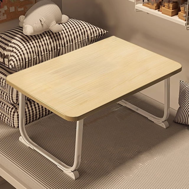 RKSTN Small Bureau Table Bed Folding Table Study Table Bed Office Desk Lazy Person Table