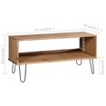 thumbnail image 3 of vidaXL Coffee Table New York Light Wood Solid Pine Wood, 3 of 3