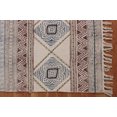 thumbnail image 3 of Casavani Geometric Cotton Mat Living Area Rug, Black 4x8 Ft, 3 of 6