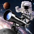 thumbnail image 4 of CELESTRON CELESTRON TRAVEL70400 Télescope Réfractif HD pour Enfants - Ouverture de 70 mm, Longueur Focale de 400 mm, Revêtement Multicouche, Détecteur de Taches Rouges à DEL, Trépied en Acier Inoxydable, Trousse de Départ d'Astronomie Portable, 4 of 6