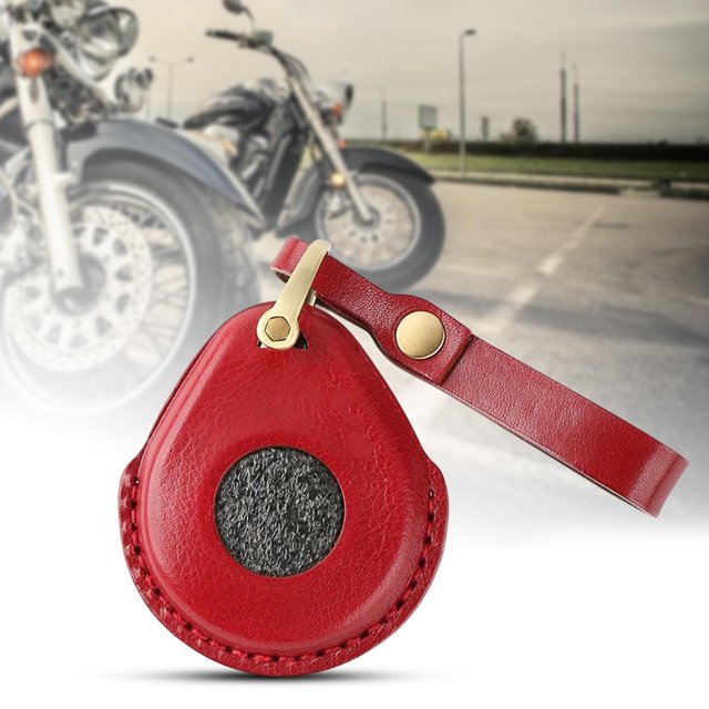 VONKY Key Cover PU Leather Cute Fit for Boyfriend Motorcycle Red 1Set