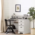 thumbnail image 1 of South Shore Versa Computer Desk with Hutch, 1 of 13