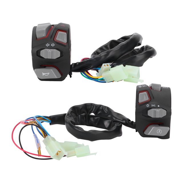 22mm Moto Bouton de Commande de Guidon Imperméable Universel pour Clignotant Lumineux