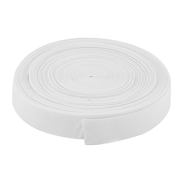 Unique Bargains Tailoring Sewing Waistbands Braided Elastic Band Rope White 10.94 Yards