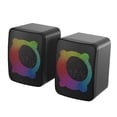 thumbnail image 2 of Birdeem Usb Powered Computer Speakers with Dynamic Rgb Lights,Wired 3.5Mm Stereo Sound for Desktop Pc Laptop,Mini Gaming Multimedia Speakers,Enhanced Bass, 2 of 9