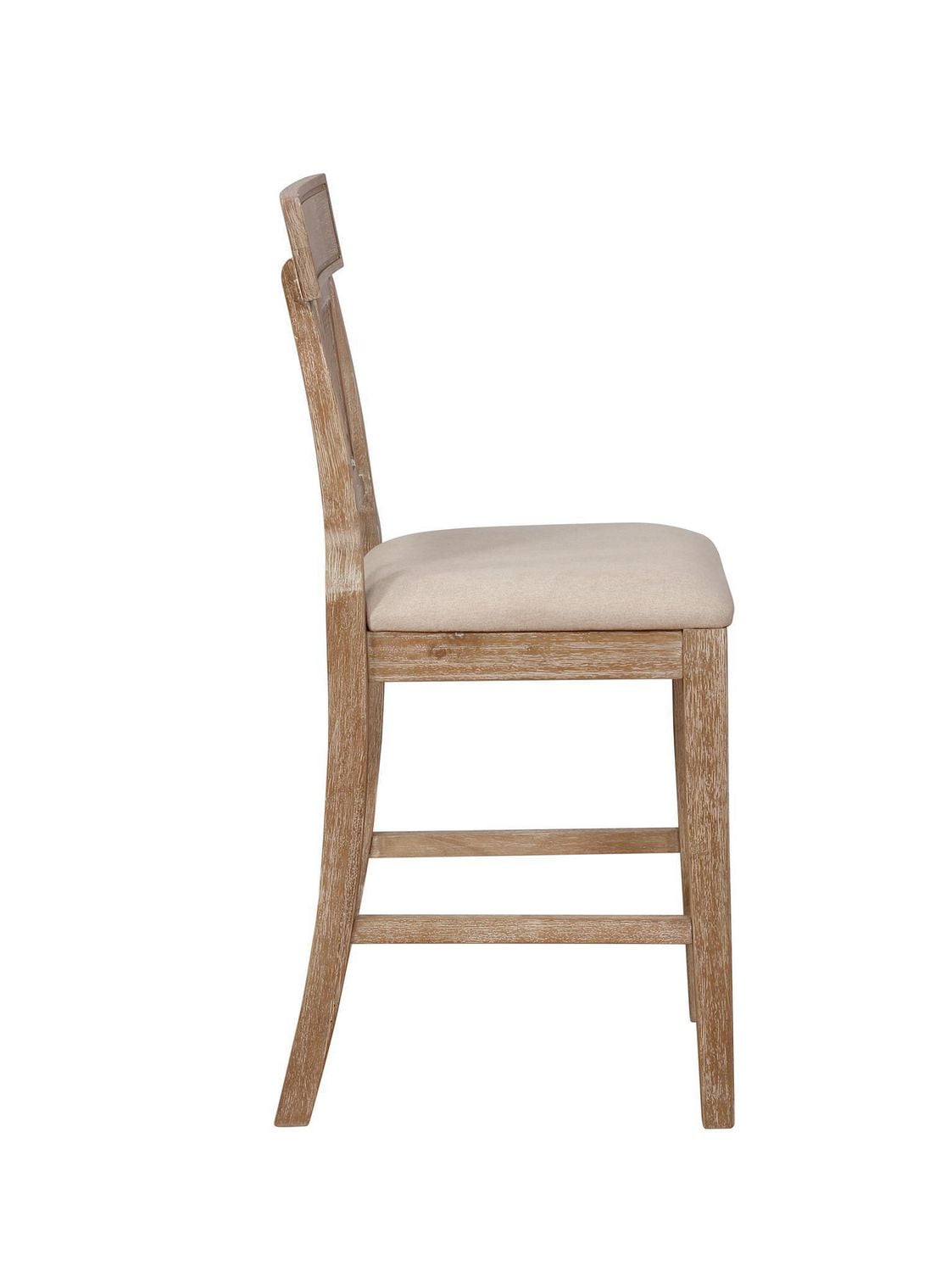 Tabouret de comptoir Alton, marron rustique