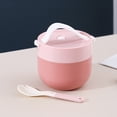 thumbnail image 1 of Dvkptbk Plastic Cup Soup Cup Soup Bowl Breakfast Milk Cup Takeaway Portable Mini Soup Can Office Worker Cereal Cup Kitchen Essentials, 1 of 2