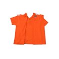 thumbnail image 3 of Men's Adaptive Polo Half Sleeves Orange T-Shirt, 3 of 5