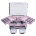 thumbnail image 2 of S SERENABLE Fishing Tackle Box Fishing Accessories Box Multifunctional Storage Organizer Pink, 2 of 9