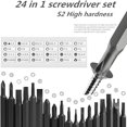 thumbnail image 4 of 24 In 1 Mini Screwdriver Set With Case Small Screwdriver Set | Flathead & Phillips, Screwdrivers Magnetic Micro Screwdriver Kit, Screwdriver For Electronics Jeweler, Pc Glasses Repair, 4 of 5