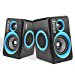 thumbnail image 4 of RECCAZR SP2040 Haut-Parleurs d'Ordinateur Surround avec Basses Profondes Haut-Parleur Multimédia Alimenté par Fil USB pour PC/ordinateurs Portables/téléphone Intelligent avec 4 Haut-Parleurs Intégrés à Diaphragme (Bleu), 4 of 10