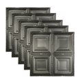 thumbnail image 1 of Great Lakes Tin Syracuse Argento Ceiling Tiles, 2ft x 2ft, 5 Pack, 1 of 6