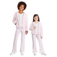 thumbnail image 3 of George Girls' Velour Full Zip Hoodie, 3 of 6