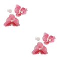 thumbnail image 3 of Decodeary 50piece Realistic Appearance Artificial Orchid Heads With And Long-lasting Deep pink stripe 2Set, 3 of 6
