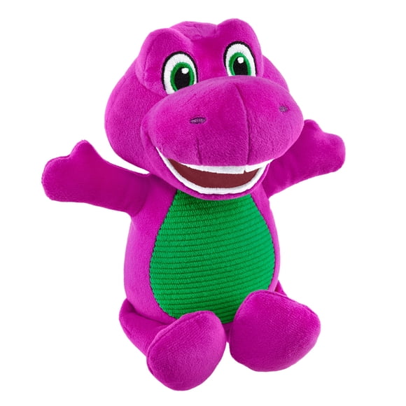 Fisher-Price Barney’s World 6.5-Inch Plush Barney Toy Dinosaur for Toddlers & Preschool Kids