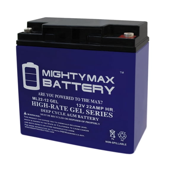 12V 22AH GEL Battery for CAT CJ3000 2000 Peak Amp Jump Starter