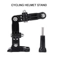 thumbnail image 3 of Langgg Helmet Bracket Helmet Accessories J-shaped Adjustable Professional Mount Curved Rubber Arm Base Support for Action Camera Part 1Set, 3 of 5
