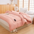 thumbnail image 4 of TIMIFIS Airconditioned Quilt -Soft Washed Microfiber Duvet Insert - Great For Summer Spring Fall Enhanced Warmth For All Seasons - Lightweight Yet Insulating Comforter Core New Home Essentials, 4 of 6