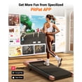 thumbnail image 2 of Walking Pad Treadmill with 6% InclineRemote Control,Under Desk Treadmill for Home&Office, Speed Range 0.6~3.8mph, 265 lbs Weight Capacity, 2 of 8