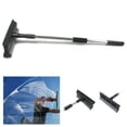 thumbnail image 3 of Squeegee for Window Cleaning Adjustable Extendable Rubber Window Cleaning Squeegee & Sponge for Windshield, 3 of 9
