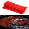 thumbnail image 2 of jinwen 36 Sets Red Motorcycle Wheel Spoke Skins Covers Kit Guard for Motocross, 2 of 9