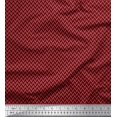 thumbnail image 1 of Soimoi Polyester Crepe Fabric Herringbone Small Print Sewing Fabric Yard 42 Inch Wide, 1 of 3