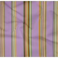 thumbnail image 3 of oneOone Organic Cotton Poplin Twill Fabric Multicolor Stripe Print Sewing Fabric BTY 42 Inch Wide, 3 of 3