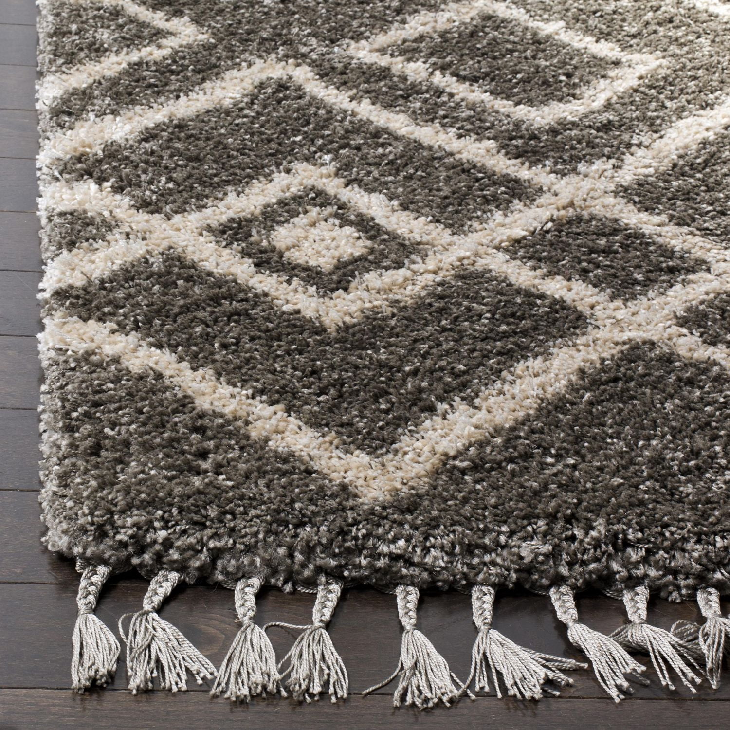 Safavieh Moroccan Fringe Janella Tapis Géométrique Shag