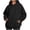 Black, variant on RXIRUCGD Womens Oversized Hoodies Fleece Sweatshirts Long Sleeve Sweaters Pullover Fall Outfits With Pocket, Hot Pink, Size: M