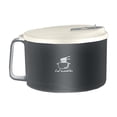 thumbnail image 2 of Meitianfacai Ramen Bowl Noodle Bowl, Stainless Steel Instant Noodle Bowl Suitable For Student Dormitory Picnic Camping Can Be Drained Large Capacity Rice Bowl With Lid Lunch Box Gift,1700ML, 2 of 6