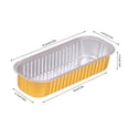 thumbnail image 2 of Aluminum Foil Lunch Box, Disposable Aluminum Foil Tin Box Aluminum with Lid Rectangular Tin Packing Box 200Ml Aluminum Loaf Baking Pans for Cooking Baking Meal Prep Take Out Etc, Limited Time Offer!, 2 of 8