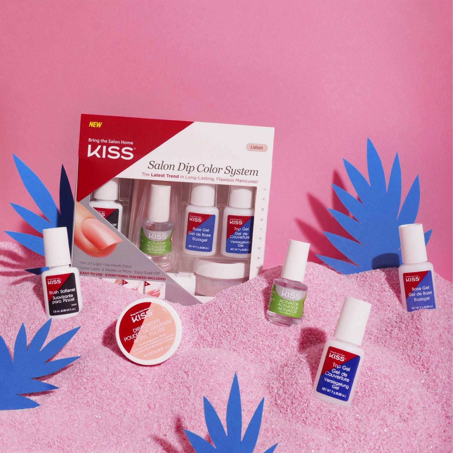 Kiss Salon Dip - Trousse système de couleur