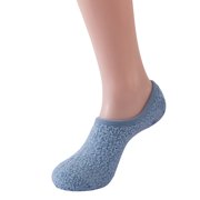 FhsagQ Socks Women's Socks Pearl Socks Plus Size Sock Sets Womens Floor Socks Autumn Winter Thickened Adult Soft Soled Slippers Socks Yoga Early Education Thick Indoor Home Socks Dark Blue One Size