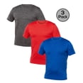 thumbnail image 1 of Blank Activewear Pack of 3 Men's T-Shirt, Quick Dry Performance MIX fabric, 1 of 4