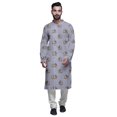 thumbnail image 1 of Atasi Kurta Pyjama de Fête pour Hommes Col Mandarin Manches Longues Kurta Pyjama Ethnique, 1 of 5