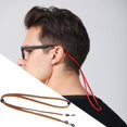 thumbnail image 3 of maskred Stretchy Universal Eyeglass Strap Non- for Slip Eyewear Retainer for Sports Light Brown 26.77 Inch 1Set, 3 of 6