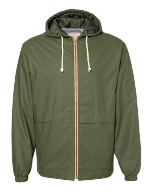 Weatherproof Veste de Pluie à Capuche Vintage B04452173&44; Vert Bronze - Petit