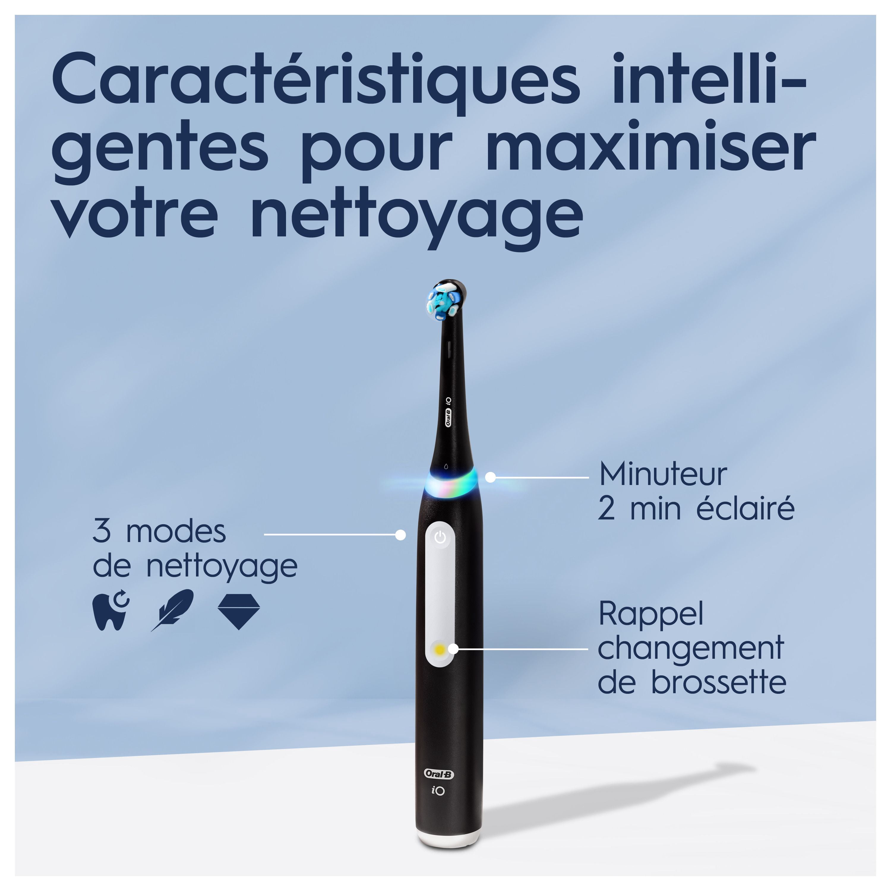 Oral-B iO3 Electric Toothbrush with Ultimate Clean Brush Head and Charger