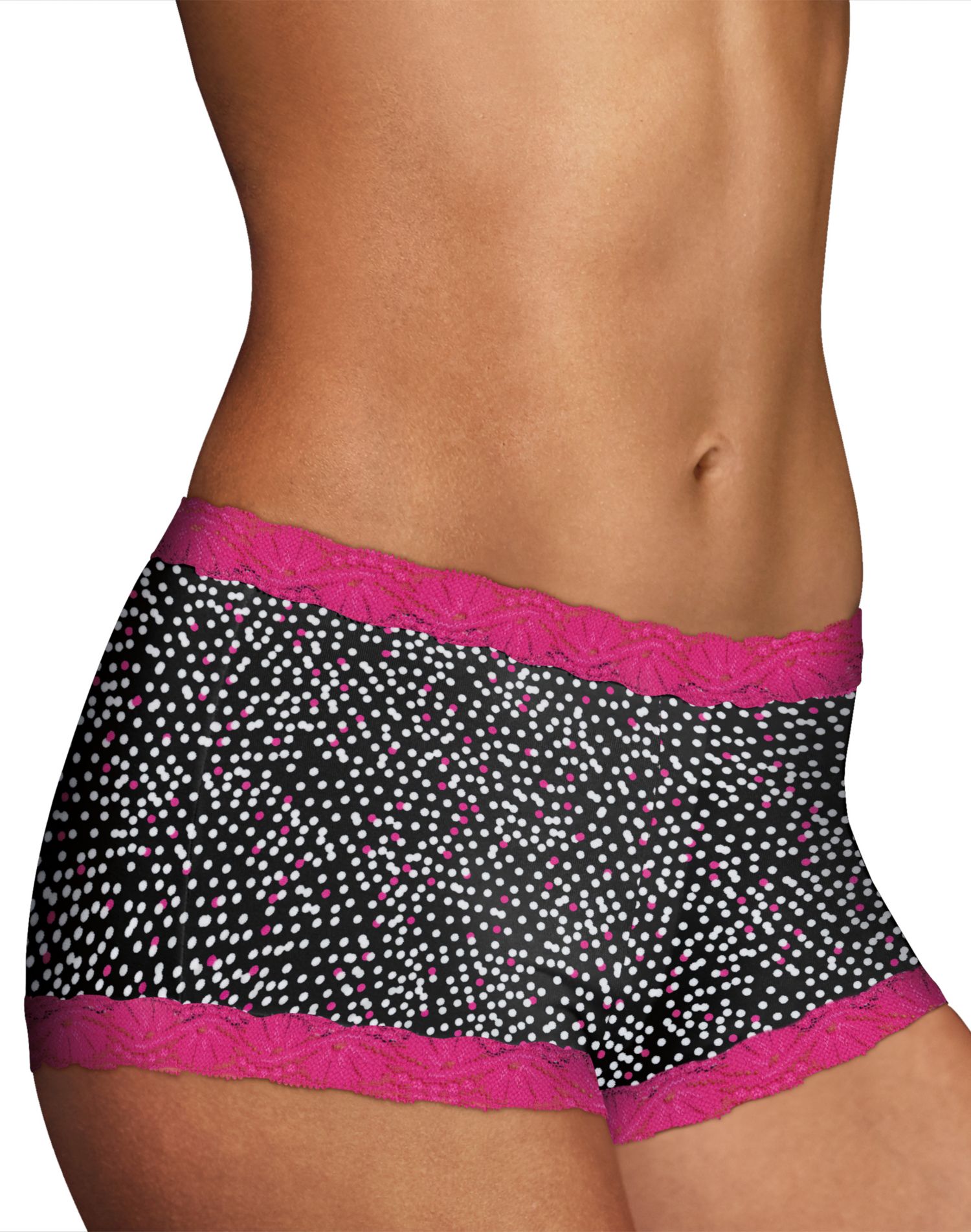 Maidenform Womens One Fab Fit Microfiber and Lace Boyshort - Best-Seller, 5