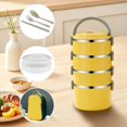 thumbnail image 1 of EGNMCR Organization and Storage, Storage Bins, Storage Containers Insulated Rice Bucket With Lid Lunch Box Lunch Box Bag Bento Box Stainless Steel Insulation stainless steel lunch boxs, 1 of 6