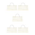 thumbnail image 3 of Decodeary 21CM-61CM DIY Magnetic Wooden Photo Hanger Poster Scroll Print Picture Frame Beige 61cm 5Set, 3 of 6