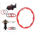 thumbnail image 1 of Rondelle de Volant Légère Entretoise de Moyeu Joint Rainuré Accessoires de Vélo de Montagne - 1mm Rouge, 1 of 10