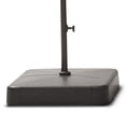 thumbnail image 3 of HOMETRENDS 10 ft. Round Offset Shanghai Patio Umbrella with Base, Meteorite, 3 of 6